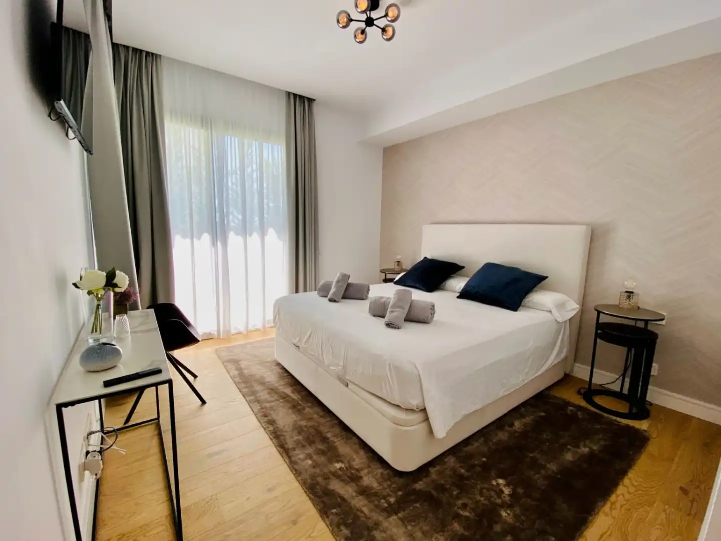 Dormitori de Casa o xalet de lloguer en Marbella amb Moblat