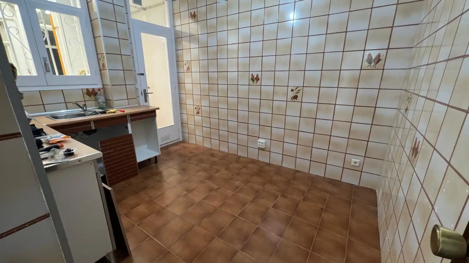 Kitchen of Flat for sale in Sabadell  with Air Conditioner, Heating and Terrace