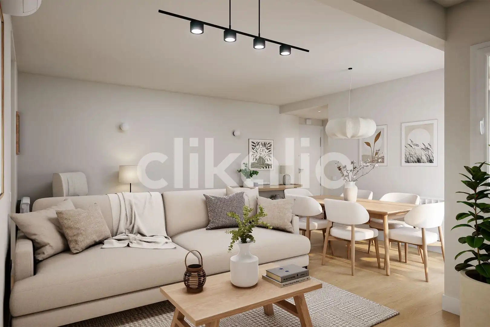 Sala d'estar de Pis en venda en Madrid amb Aire condicionat, Calefacció i Jardí privat