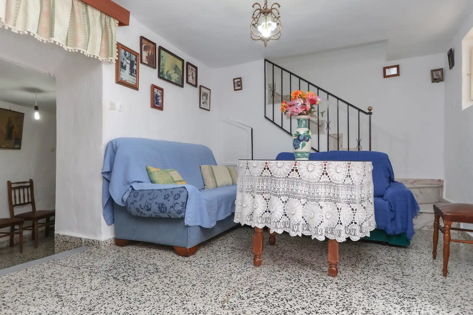 Wohnzimmer von Haus oder Chalet zum Verkauf in Tolox