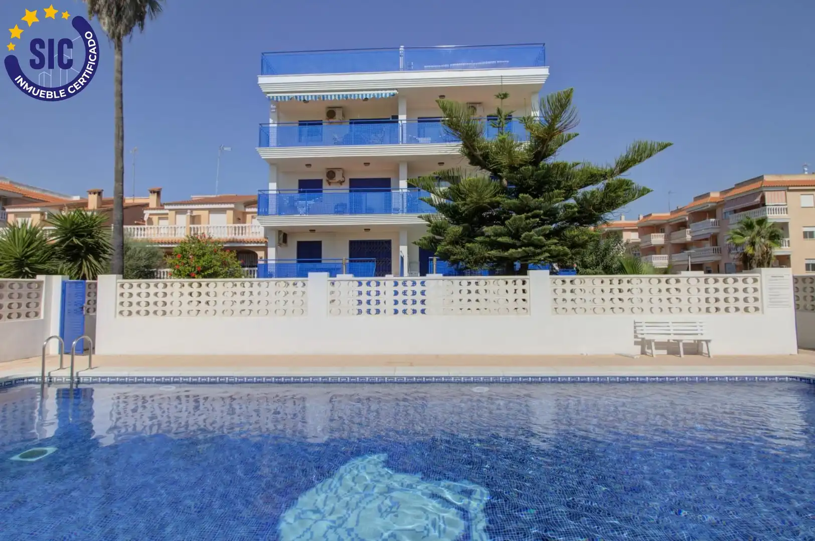 Schwimmbecken von Maisonette zum Verkauf in Nules mit Klimaanlage, Privatgarten und Terrasse