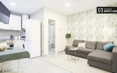 Living room of Flat to rent in  Madrid Capital  with Air Conditioner and Balcony