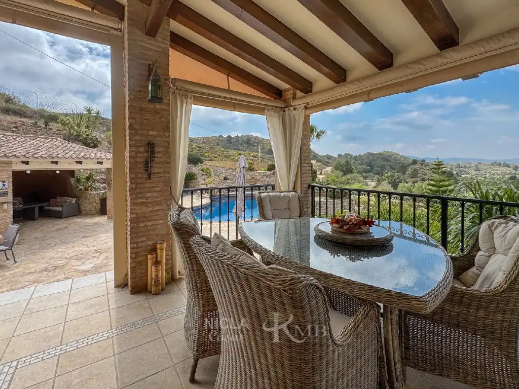 Terrassa de Casa o xalet en venda en Bédar amb Aire condicionat, Jardí privat i Terrassa