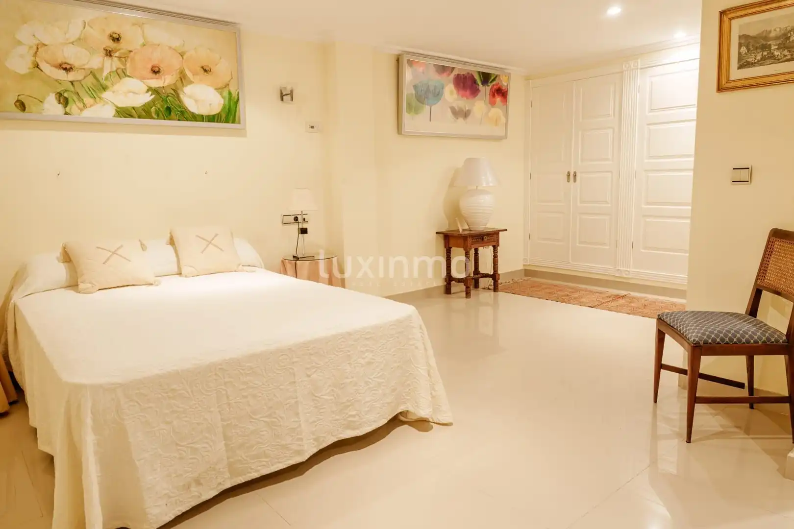 Schlafzimmer von Country house zum Verkauf in Alicante / Alacant mit Klimaanlage, Heizung und Privatgarten