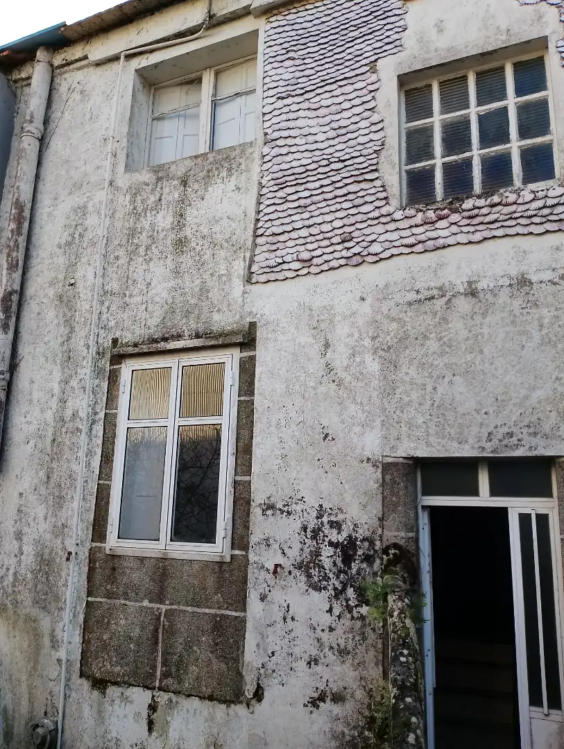 Vista exterior de Casa adosada en venta en Ribeira con Jardín privado, Terraza y Balcón