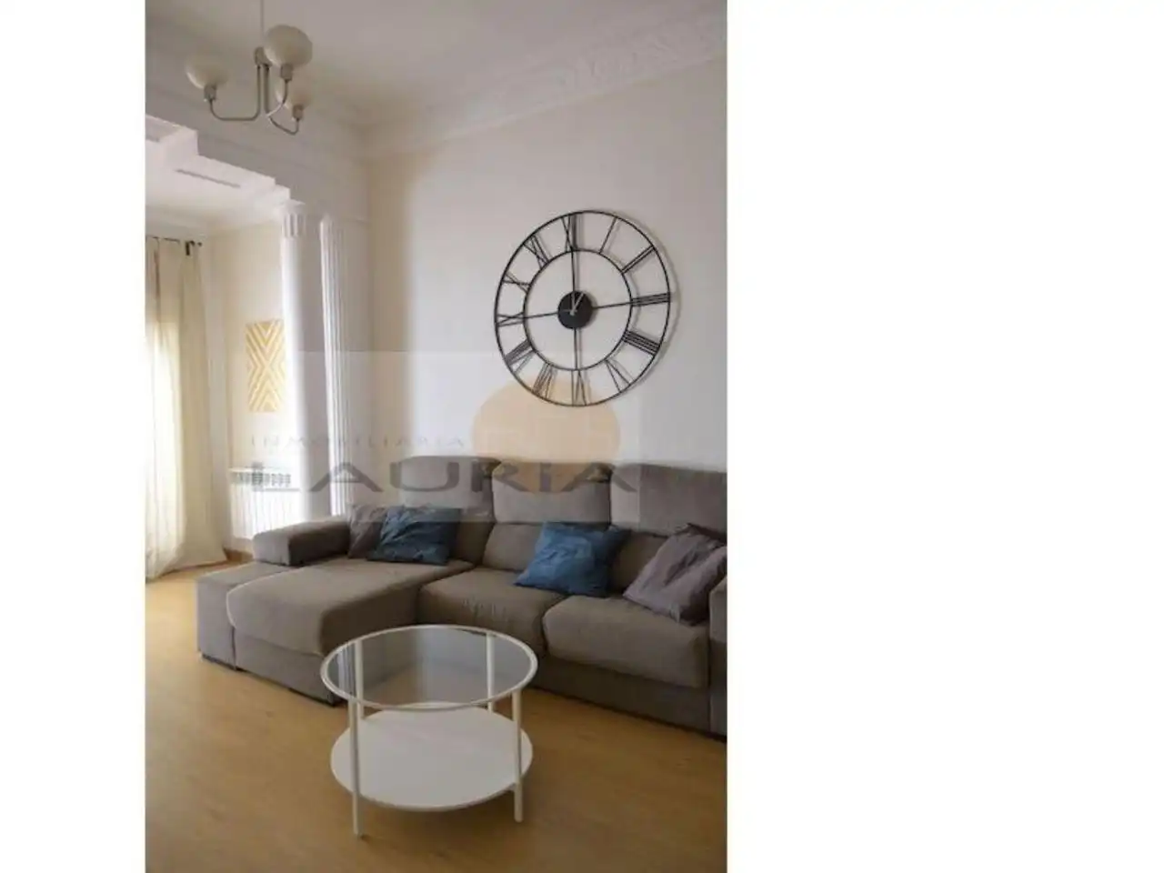 Wohnzimmer von Wohnung zur Miete in Valencia mit Heizung, Terrasse und Möbliert