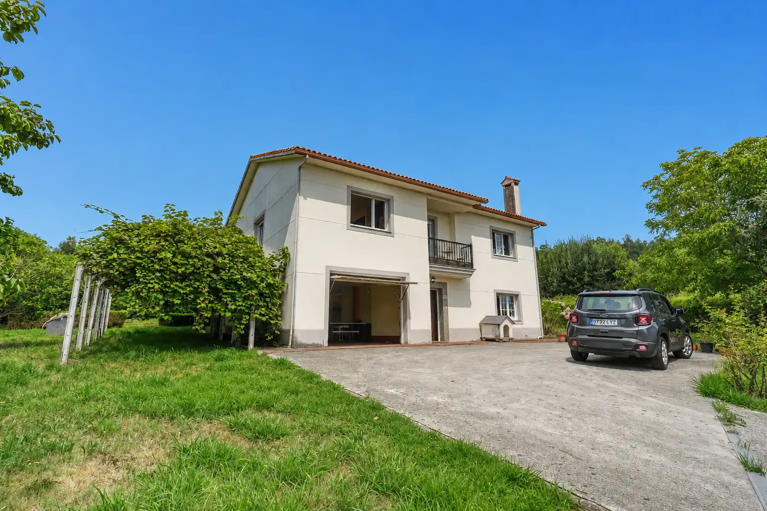 Exterior view of Houses for sale in Abegondo  with Heating, Private garden and Parquet flooring