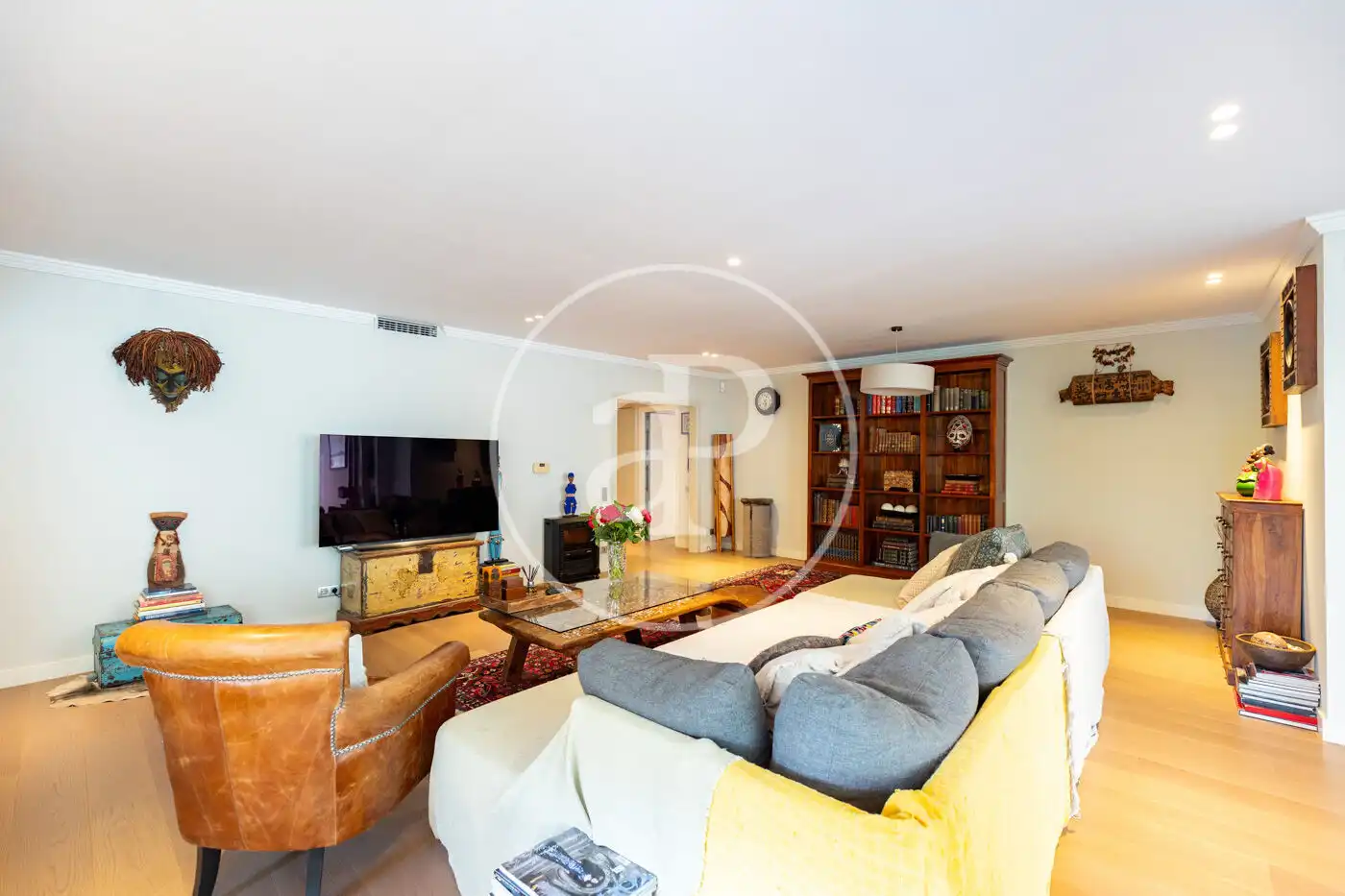 Sala de estar de Piso en venta en Barcelona con Aire acondicionado, Calefacción y Terraza