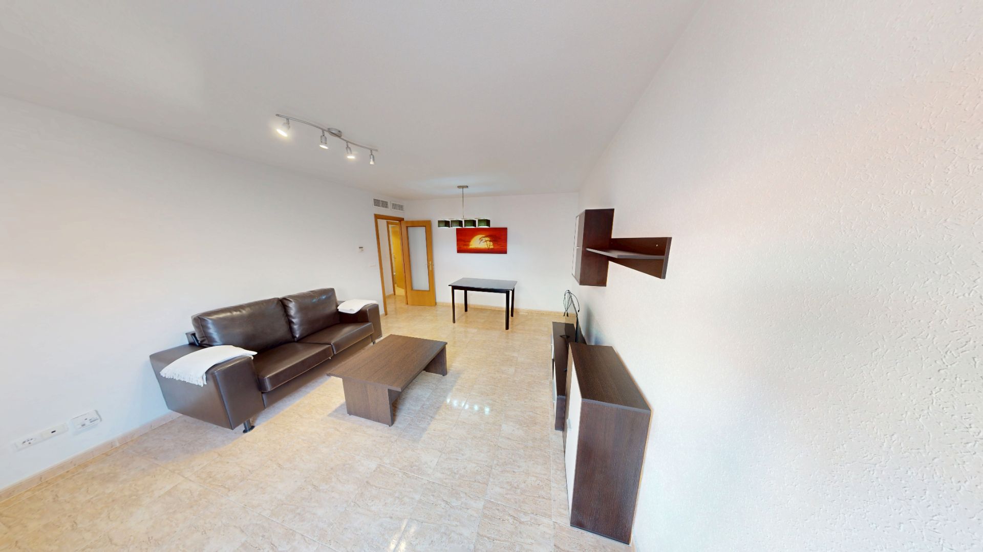 Living room of Flat for sale in Alicante / Alacant  with Air Conditioner, Heating and Furnished
