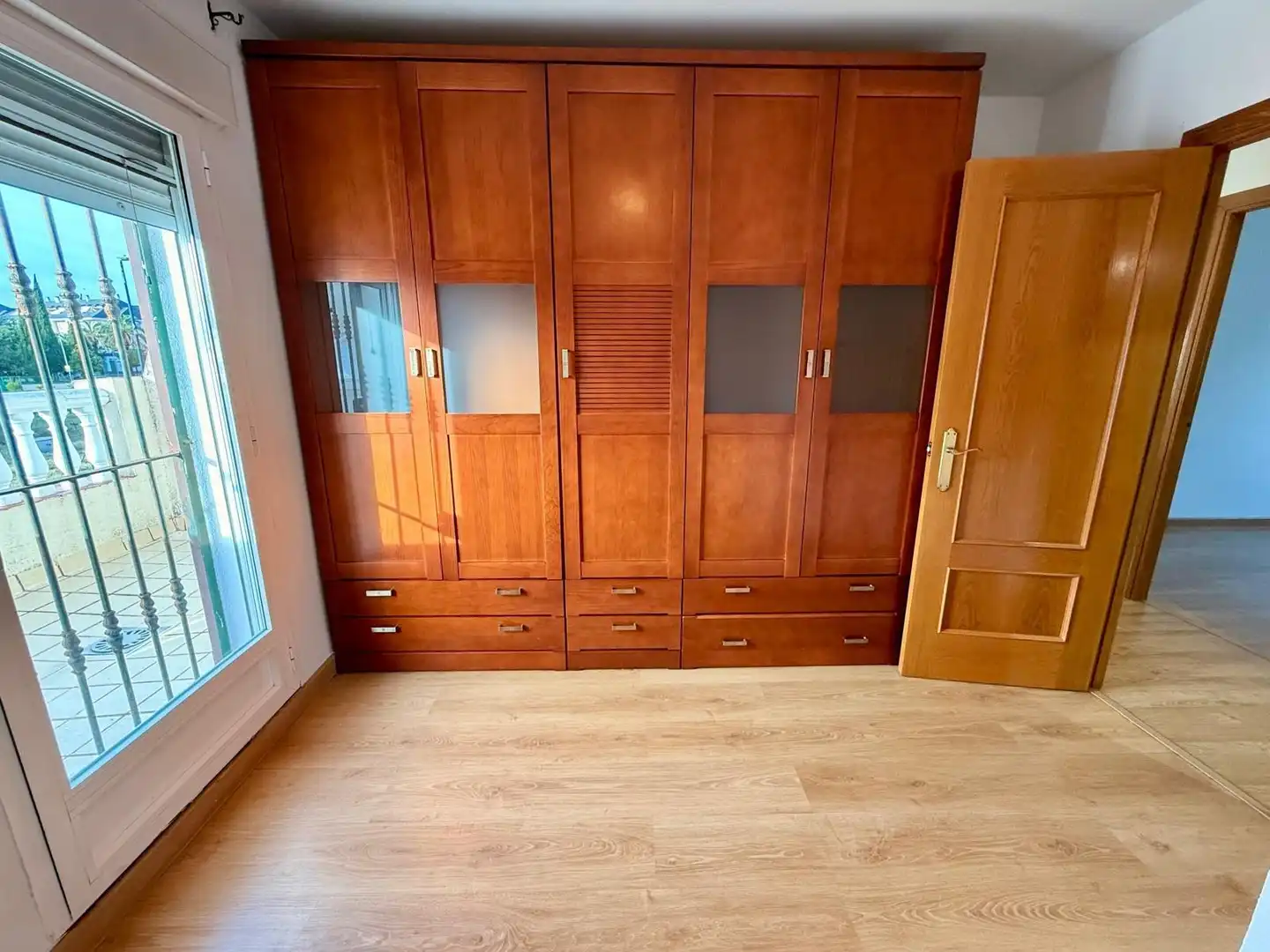 Schlafzimmer von Einfamilien-Reihenhaus zur Miete in Badajoz mit Klimaanlage, Heizung und Terrasse