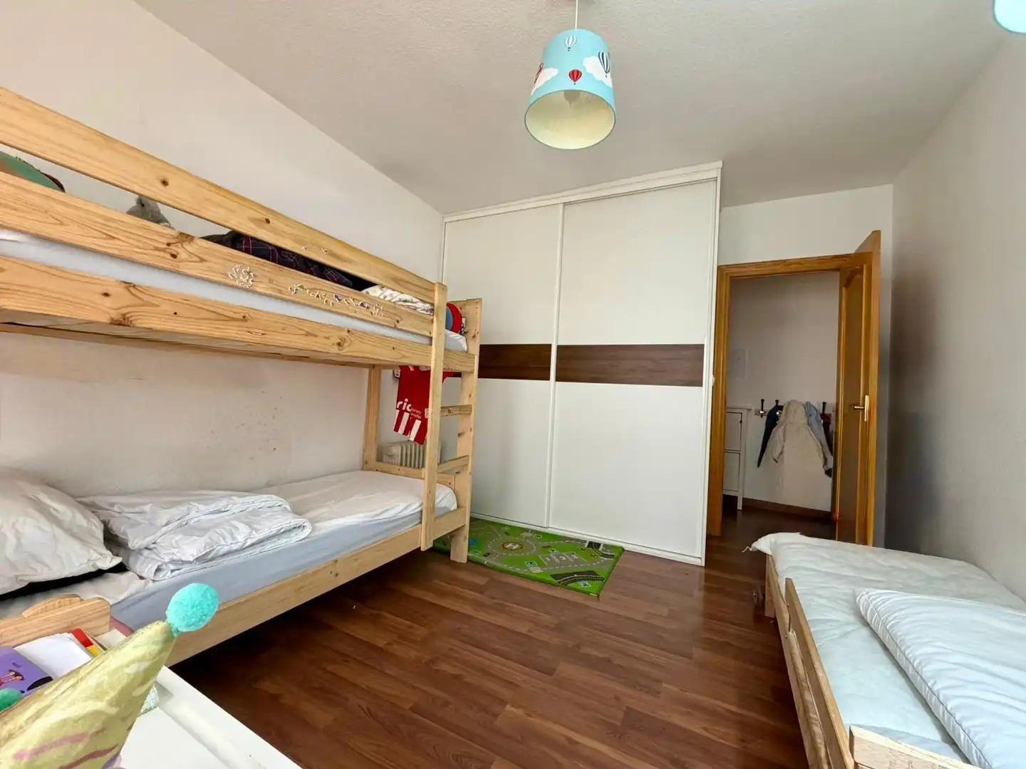 Bedroom of Flat for sale in Granada  with Air Conditioner, Parquet flooring and Balcony