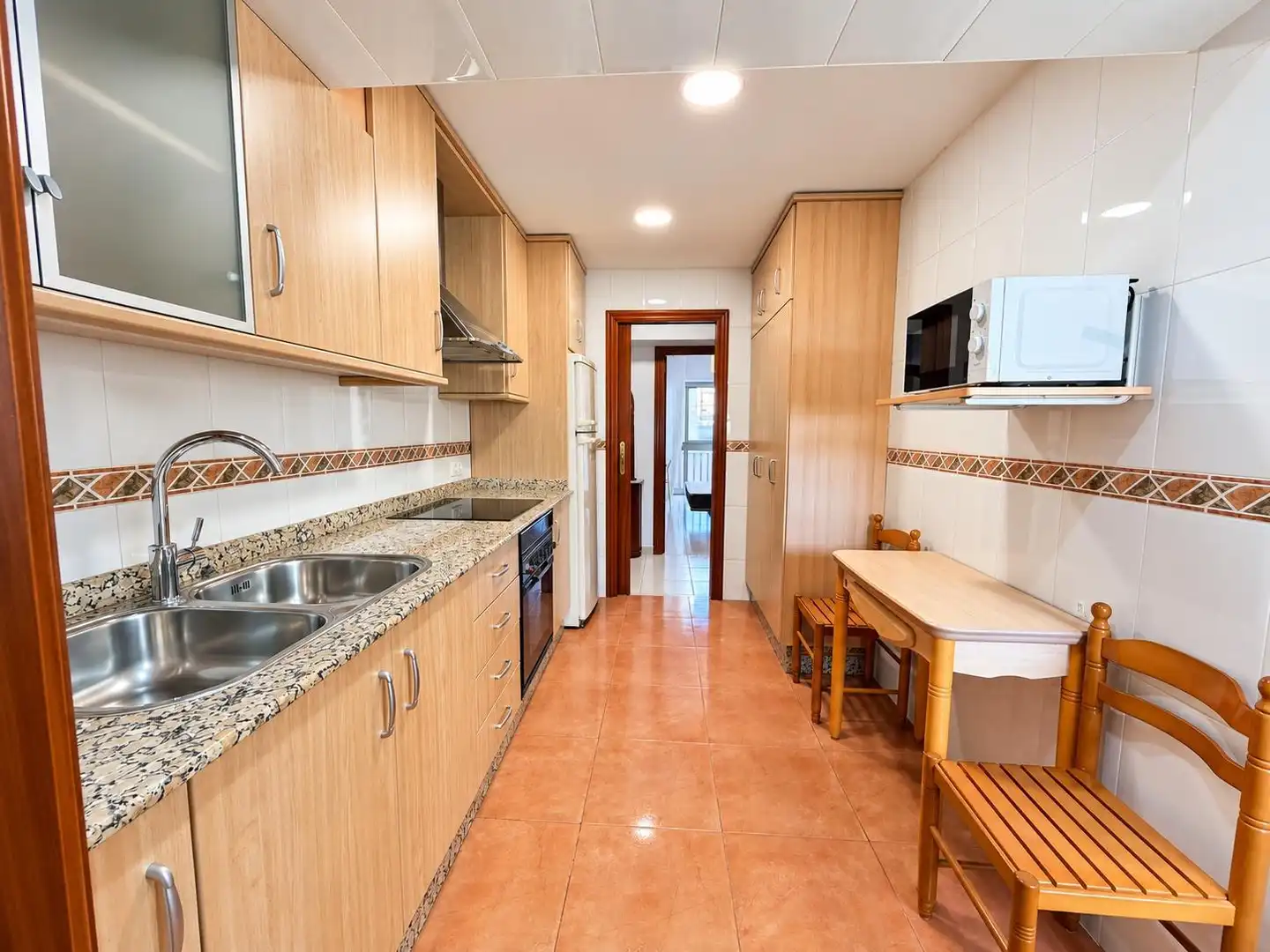 Kitchen of Flat for rent in Burjassot  with Furnished