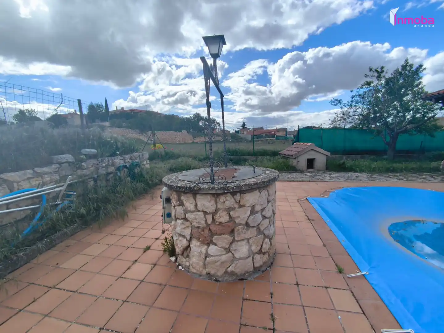 Swimming pool of Houses for sale in Milagros  with Heating, Private garden and Parquet flooring