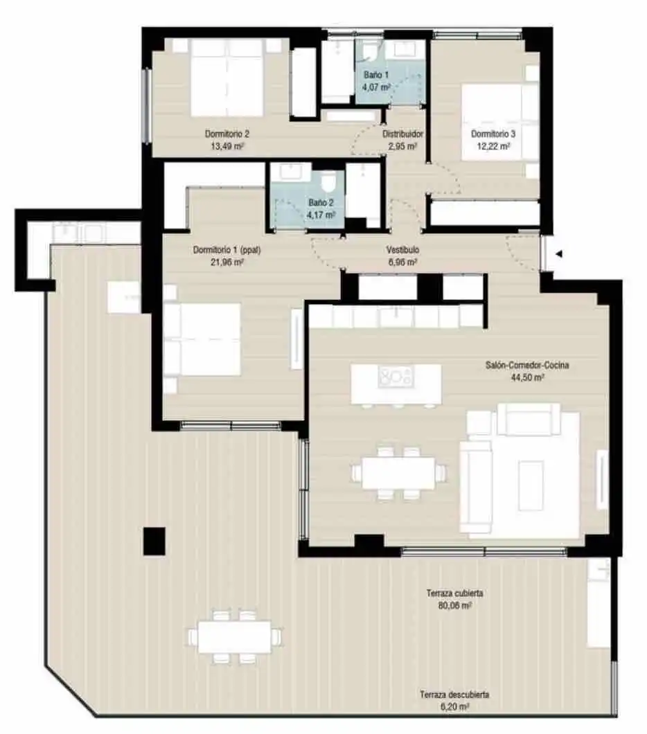 Apartamento con piscina en venta en El Higuerón, imagen 13