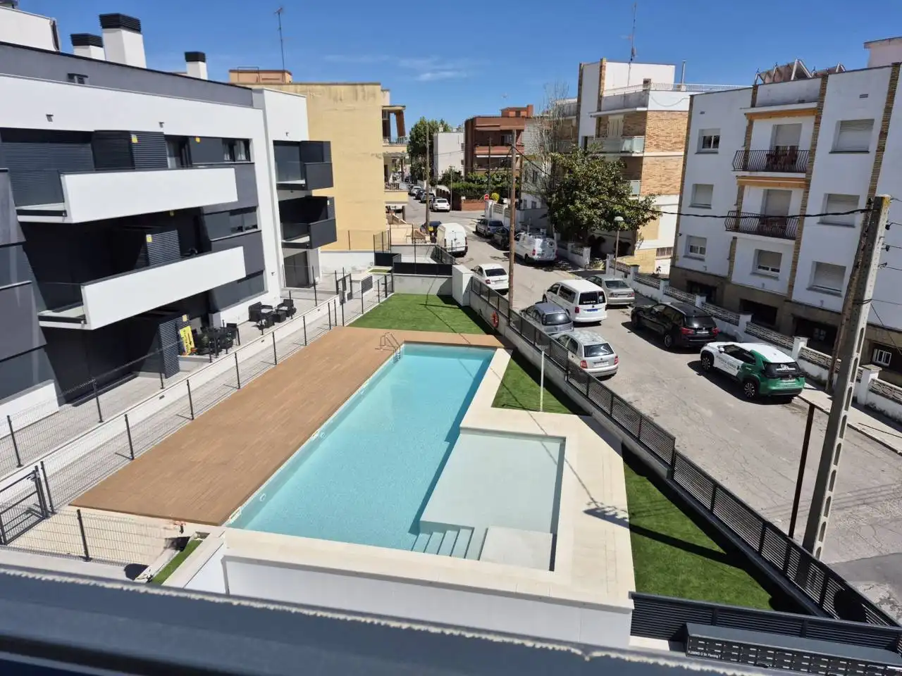 Piscina de Apartamento en venta en Cubelles con Aire acondicionado, Calefacción y Parquet