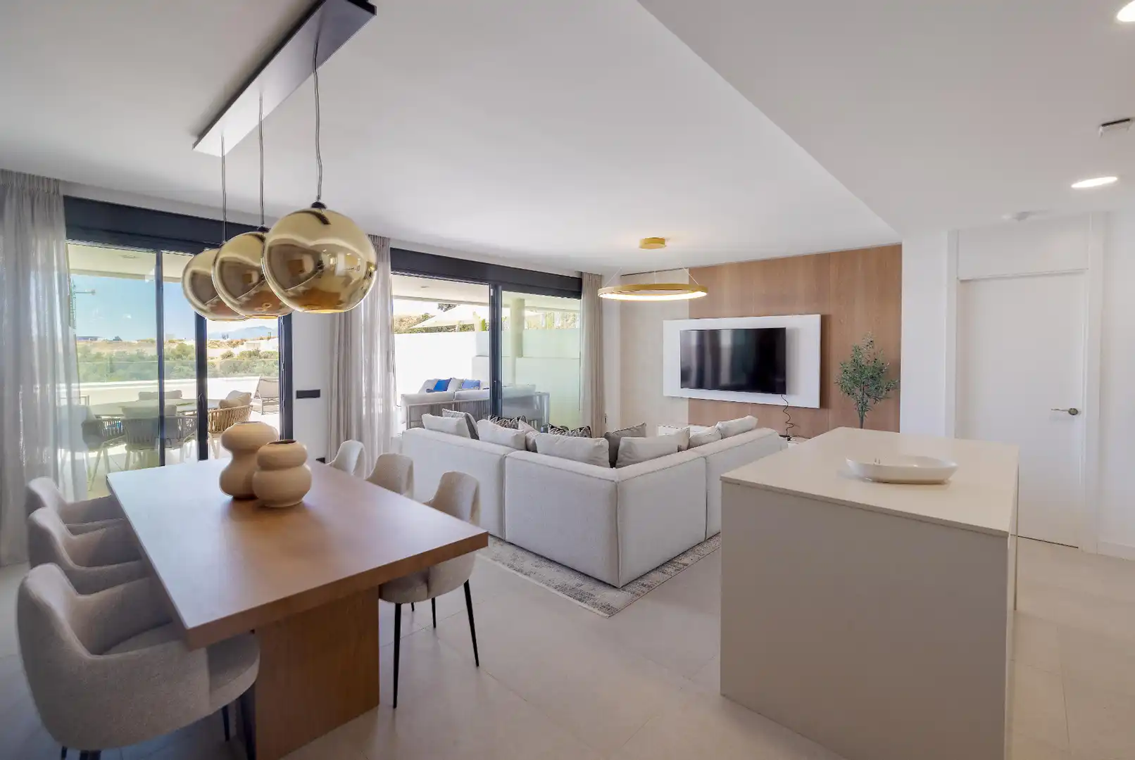 Sala de estar de Piso en venta en Marbella con Aire acondicionado, Calefacción y Terraza