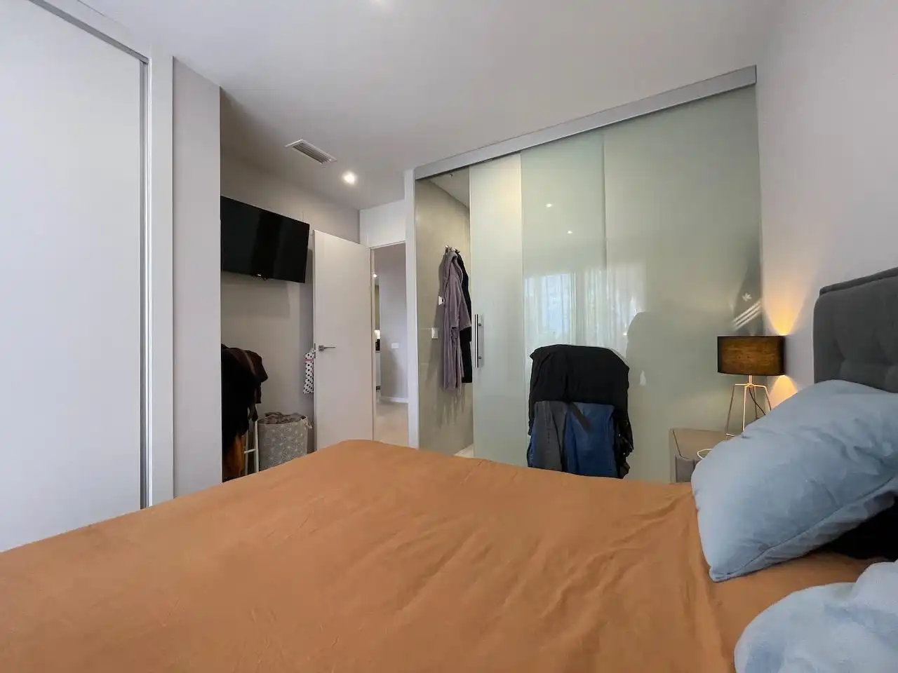 Schlafzimmer von Wohnung zum Verkauf in Finestrat mit Klimaanlage, Heizung und Terrasse
