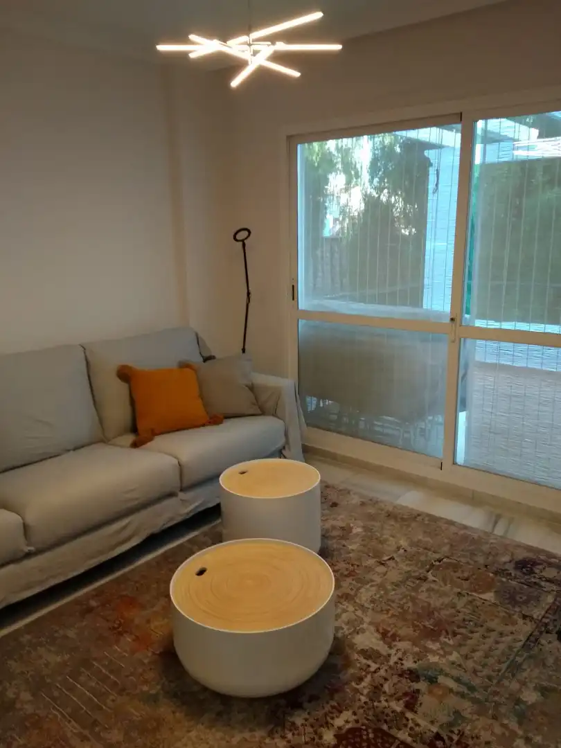 Living room of Flat for rent in Marbella  with Air Conditioner, Furnished and Oven