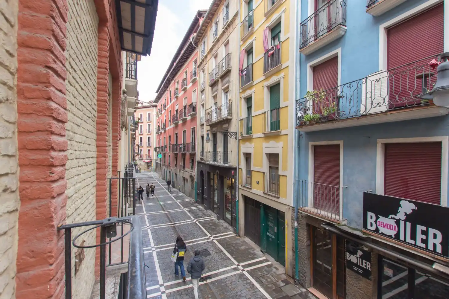 Vista exterior de Piso en venta en  Pamplona / Iruña con Calefacción, Amueblado y Balcón