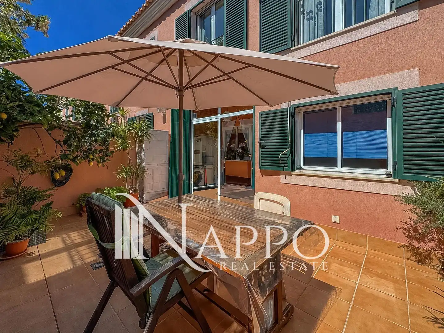 Terraza de Casa adosada en venta en  Palma de Mallorca con Aire acondicionado, Calefacción y Jardín privado