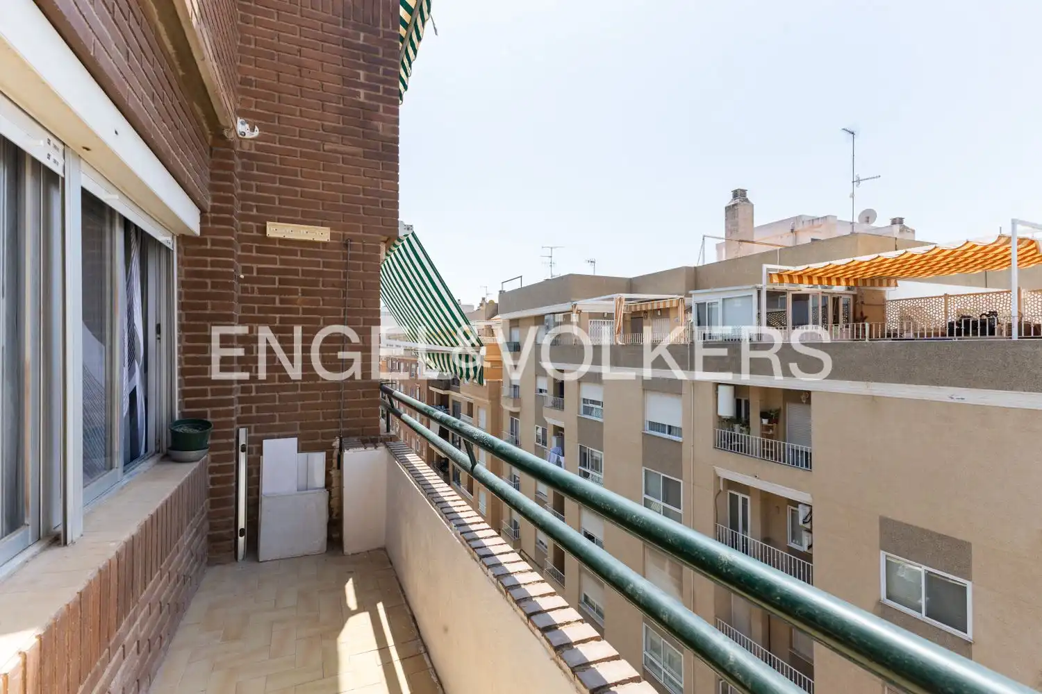 Balcony of Flat for rent in Sagunto / Sagunt  with Air Conditioner, Heating and Parquet flooring