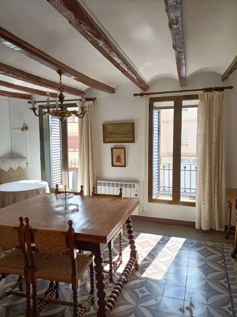 Dining room of Flat for sale in Viver  with Furnished and Balcony