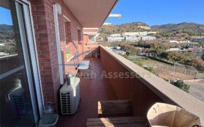 Balcony of Flat for sale in Badalona