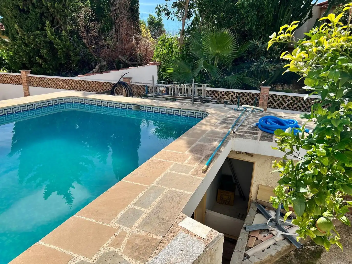 Swimming pool of Houses for sale in La Nucia  with Private garden, Terrace and Storage room