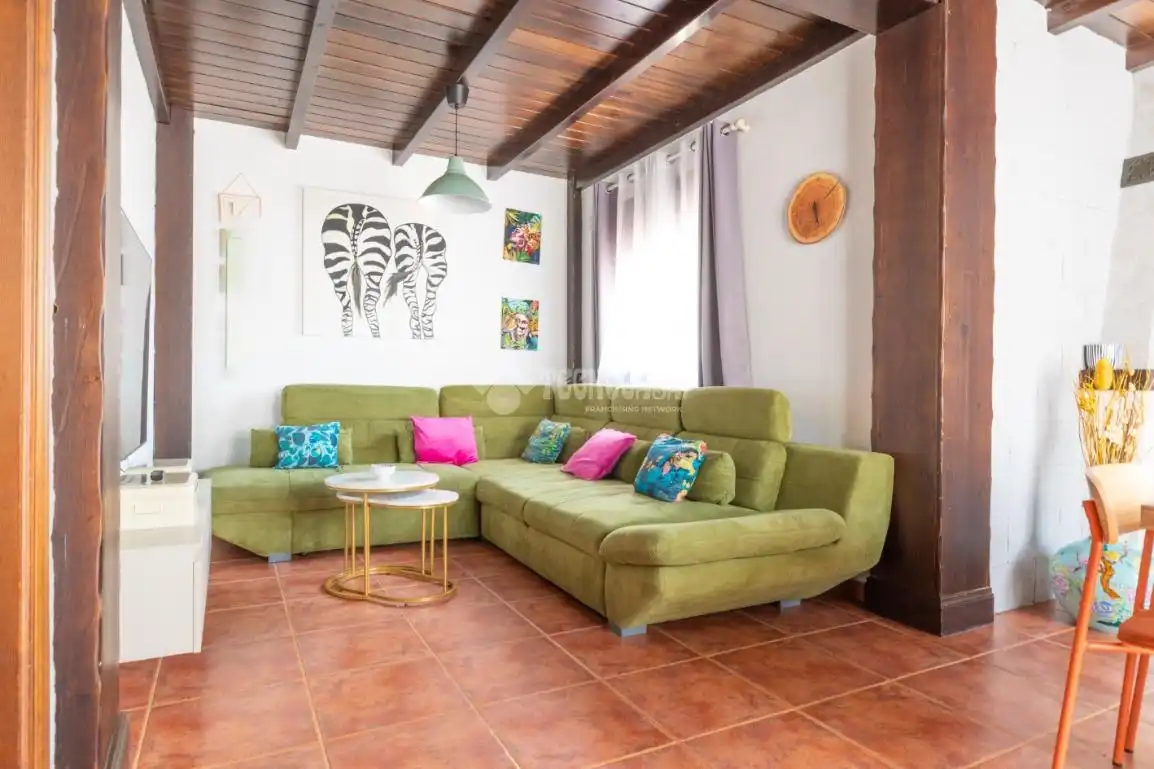 Wohnzimmer von Haus oder Chalet zum Verkauf in Alhaurín de la Torre mit Klimaanlage