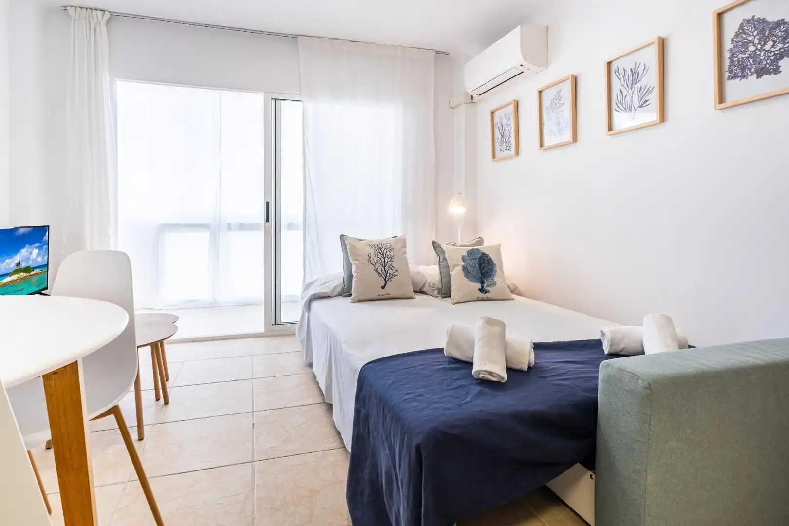 Dormitori de Apartament en venda en Jávea / Xàbia amb Aire condicionat, Calefacció i Moblat