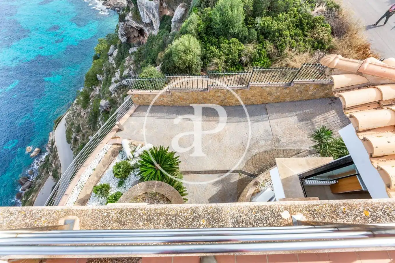 Terrasse von Einfamilien-Reihenhaus zur Miete in Llucmajor mit Klimaanlage, Heizung und Privatgarten