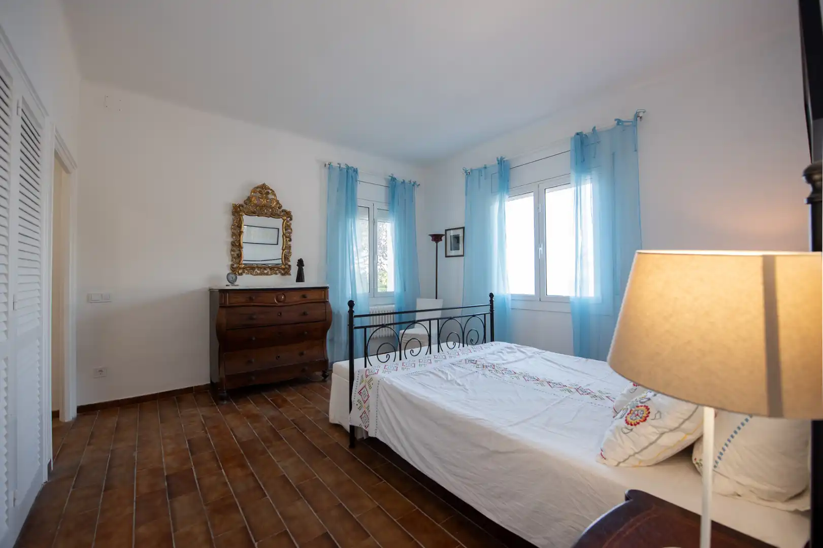 Dormitori de Casa o xalet de lloguer en Sant Feliu de Guíxols amb Calefacció, Jardí privat i Moblat