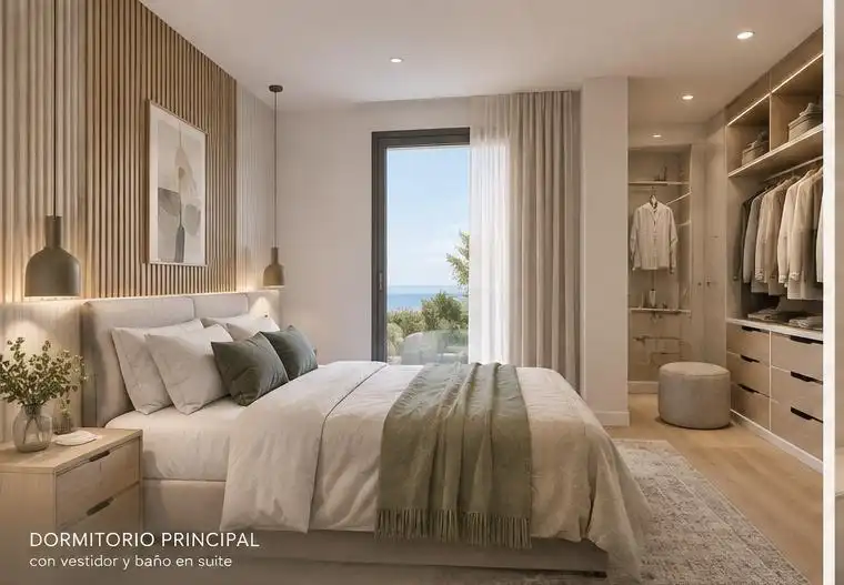 Dormitori de Casa adosada en venda en Gualchos amb Aire condicionat, Jardí privat i Terrassa