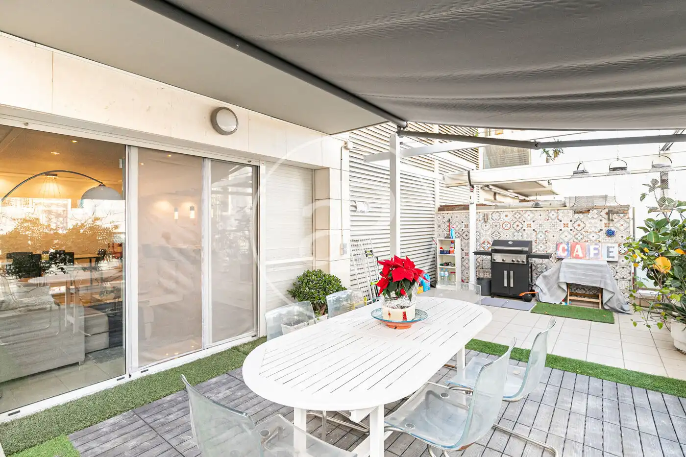 Terrace of Flat for rent in Badalona  with Air Conditioner, Heating and Terrace