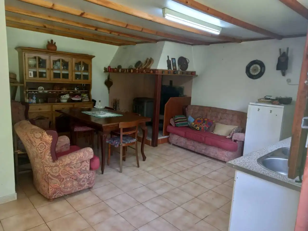 Sala d'estar de Casa o xalet en venda en Curtis amb Jardí privat