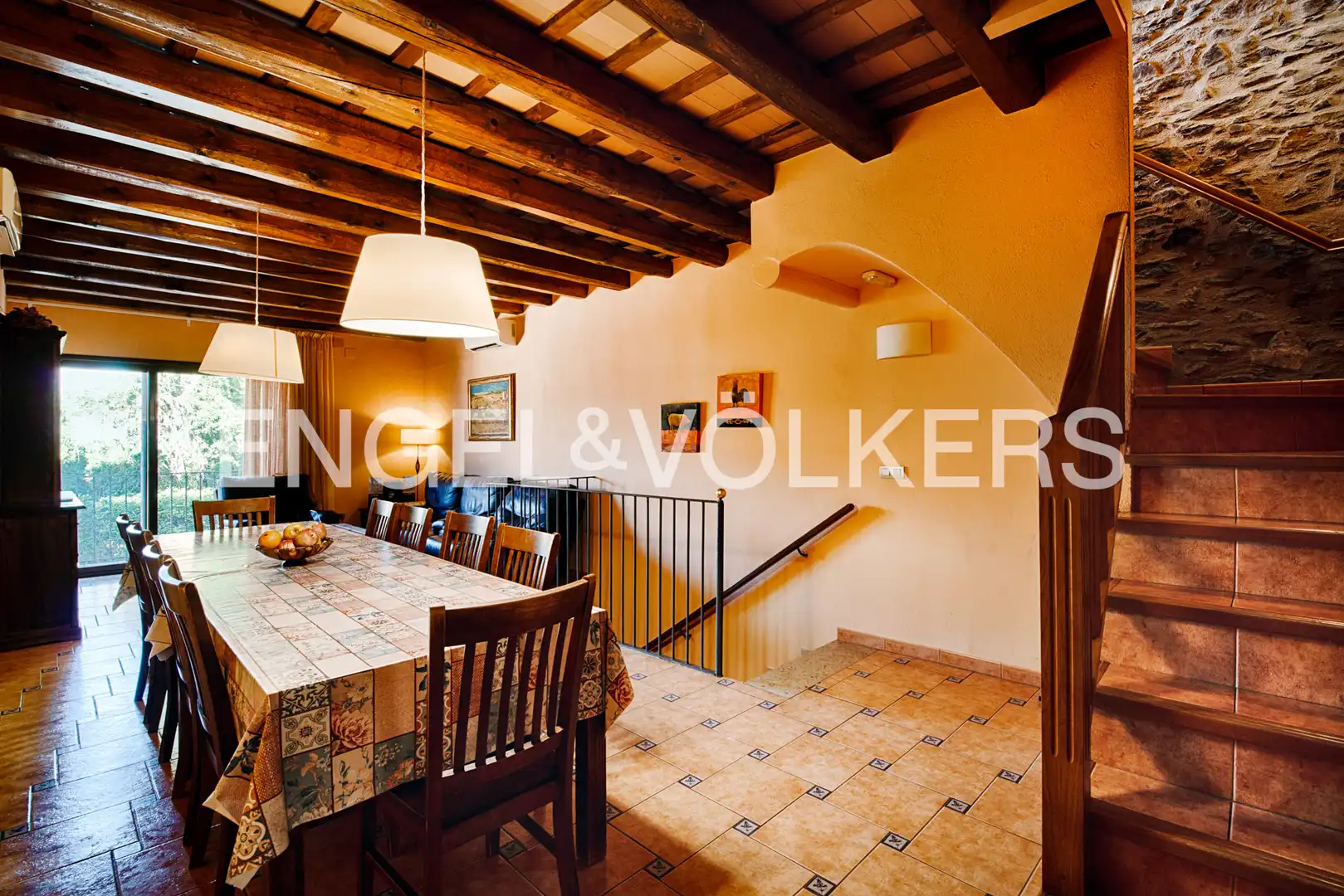 Comedor de Casa o chalet en venta en Espolla con Aire acondicionado, Jardín privado y Terraza