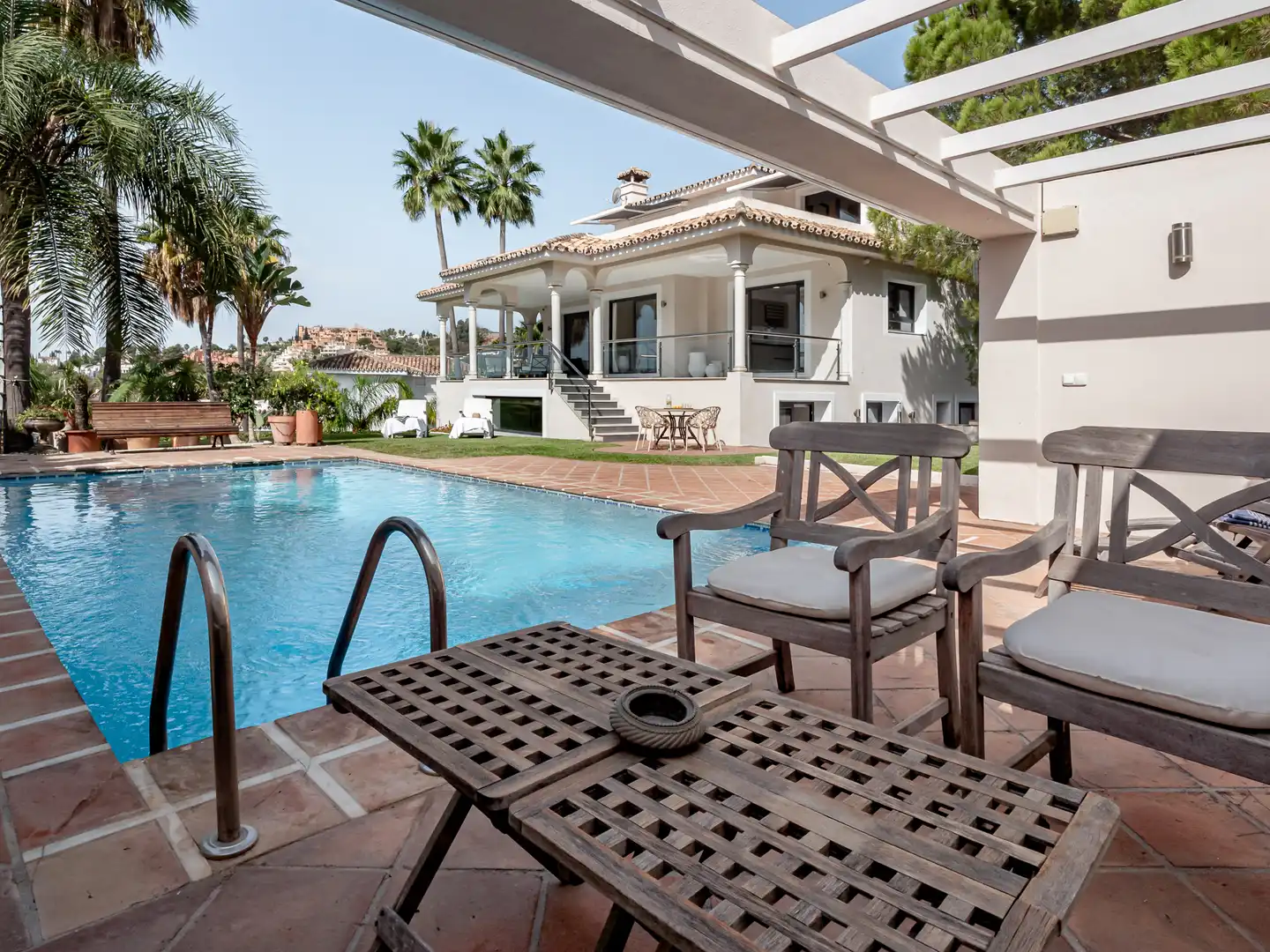 Jardín de Casa o chalet en venta en Marbella con Aire acondicionado, Calefacción y Piscina