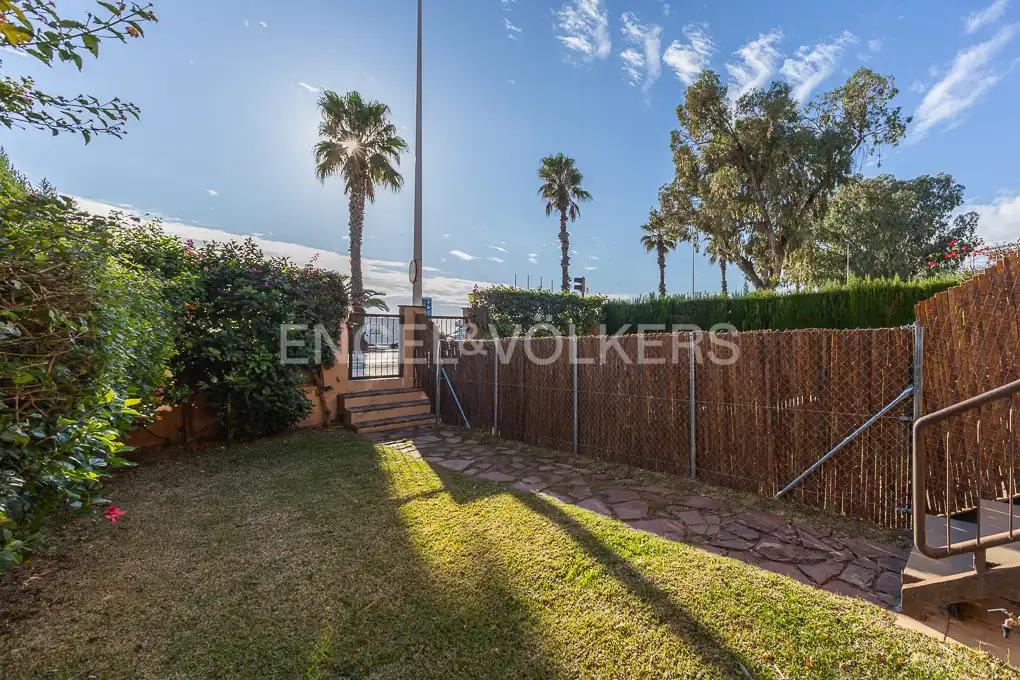 Garden of Houses for rent in Castellón de la Plana / Castelló de la Plana  with Air Conditioner, Heating and Private garden