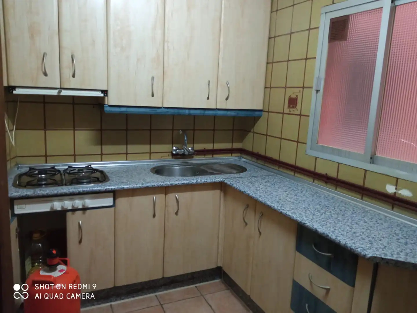 Kitchen of Flat for rent in Granada  with Heating, Terrace and Furnished