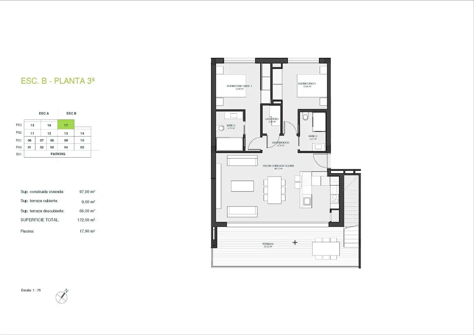 Penthouse mit Pool zum Verkauf in Orihuela Costa, imagen 20