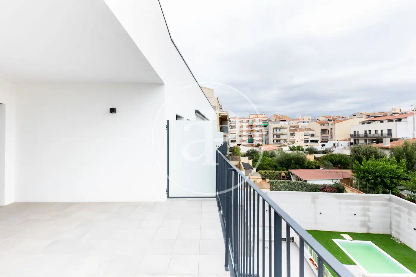 Terrasse von Dachboden zum Verkauf in Terrassa mit Klimaanlage, Heizung und Terrasse