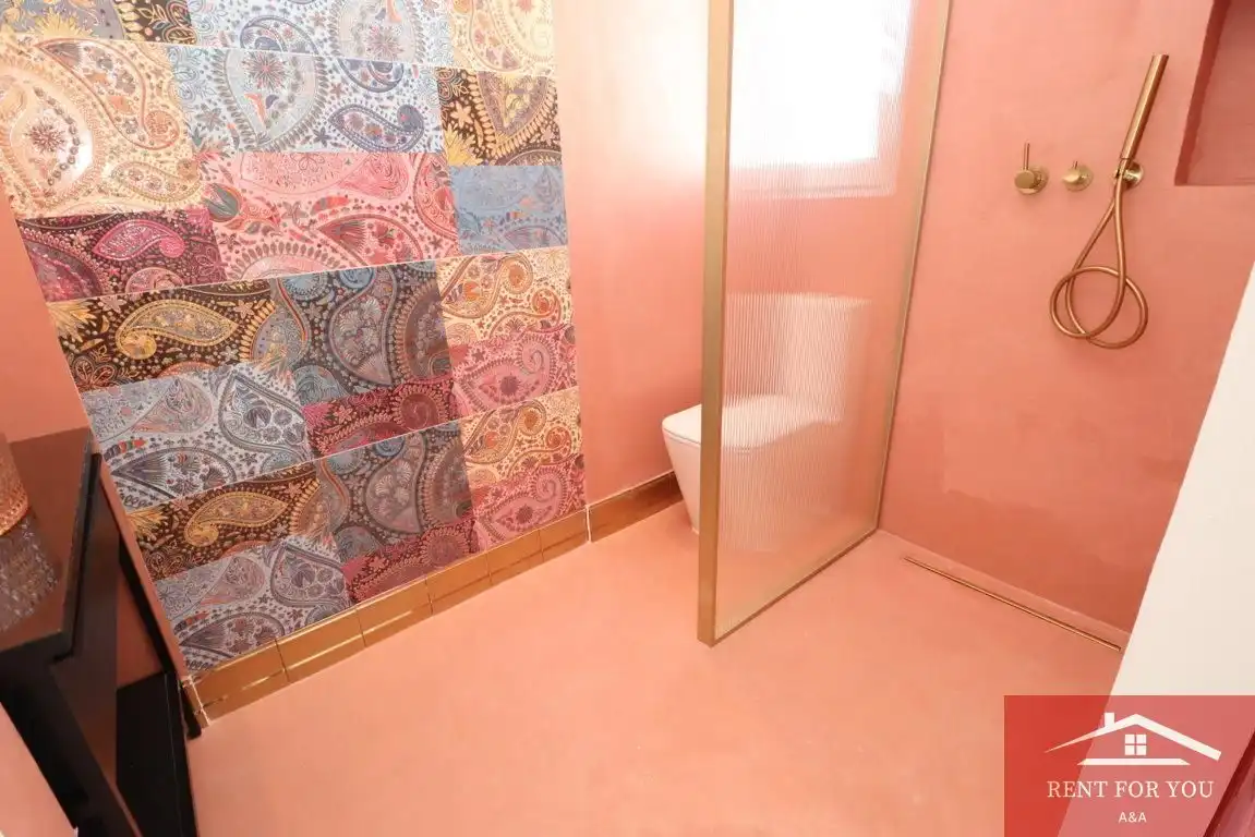 Baño de Piso de alquiler en Alhaurín El Grande con Aire acondicionado, Terraza y Amueblado