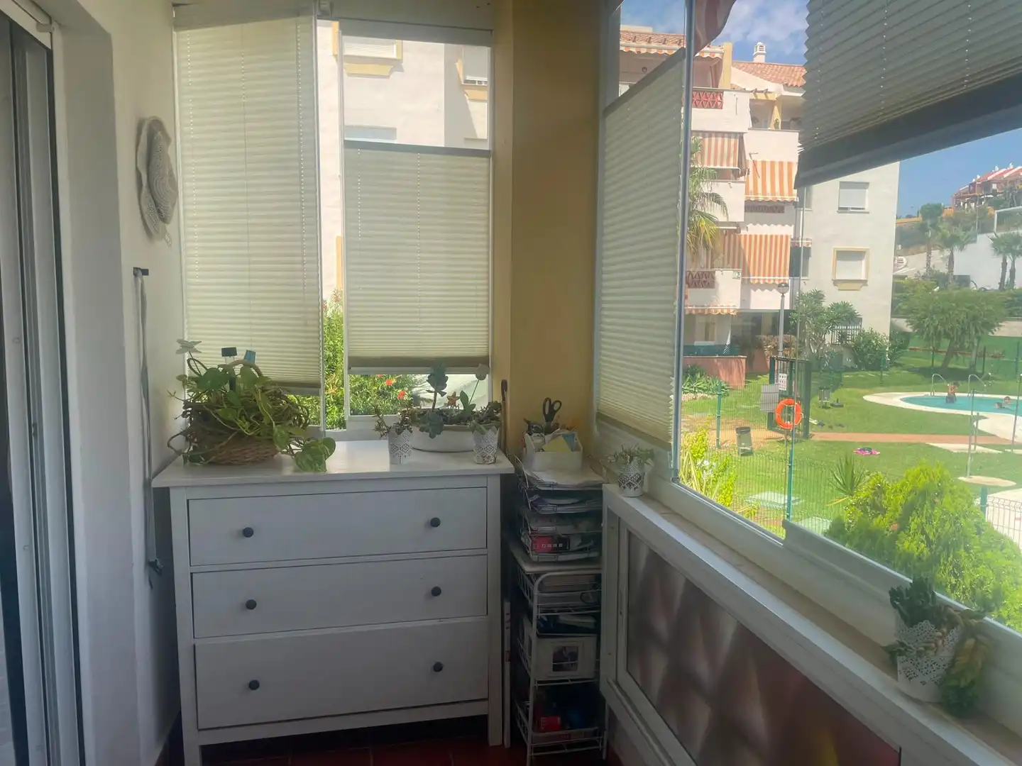 Balcony of Flat for rent in Rincón de la Victoria  with Private garden, Furnished and Community pool