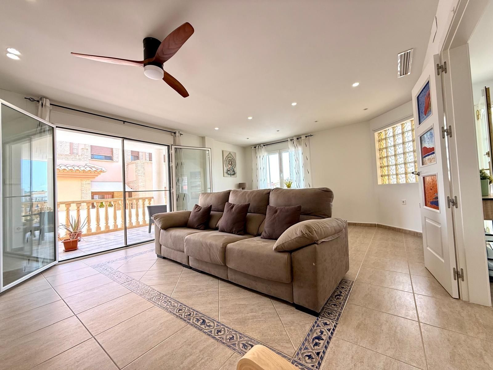 Living room of House or chalet for sale in Molina de Segura  with Air Conditioner, Private garden and Terrace