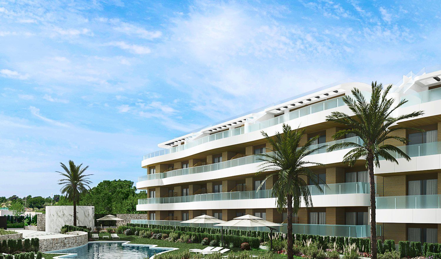 Exterior view of Study for sale in Orihuela  with Community pool