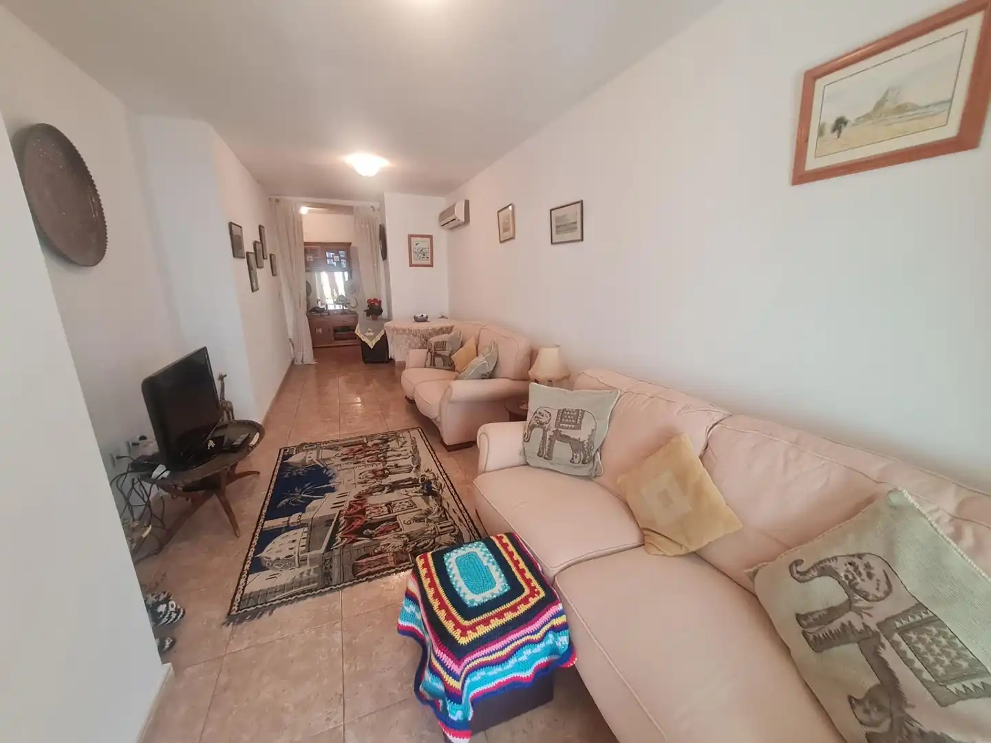 Living room of Apartments for sale in Calpe / Calp  with Air Conditioner, Heating and Terrace