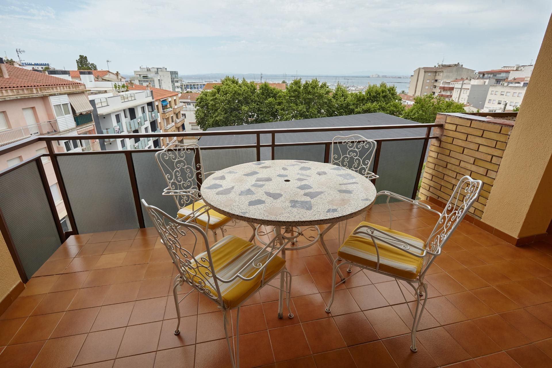 Terrace of Flat for sale in Roses  with Balcony