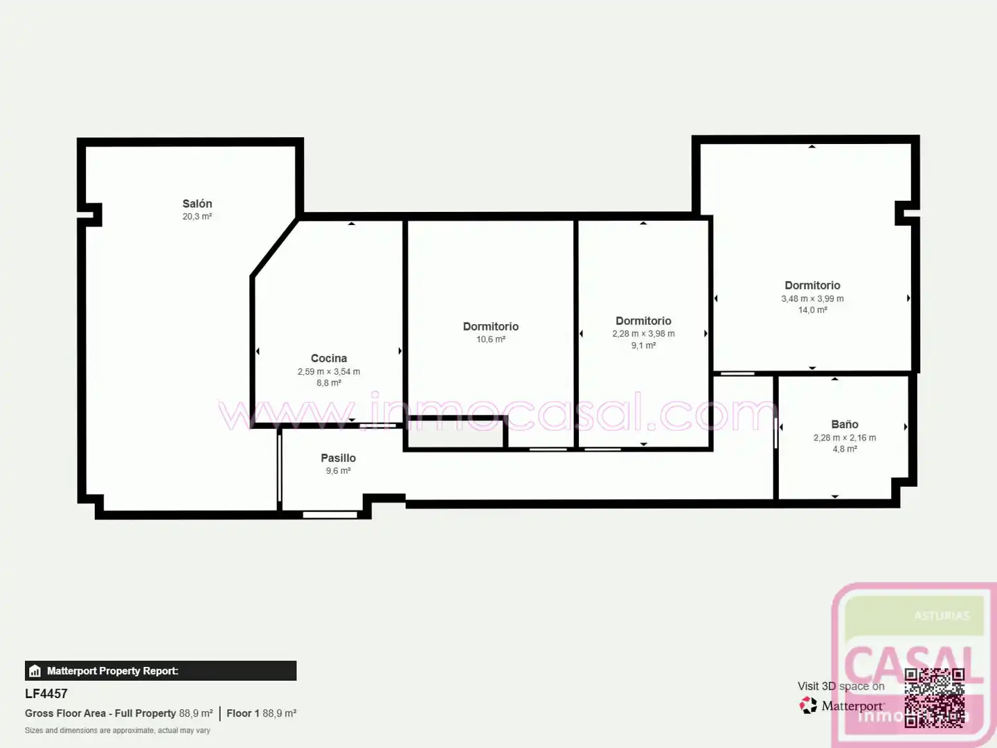 Wohnung zum Verkauf in JESUS ALONSO BRAGA, La Felguera