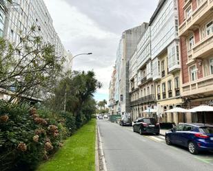 Exterior view of Flat for sale in A Coruña Capital   with Terrace and Balcony