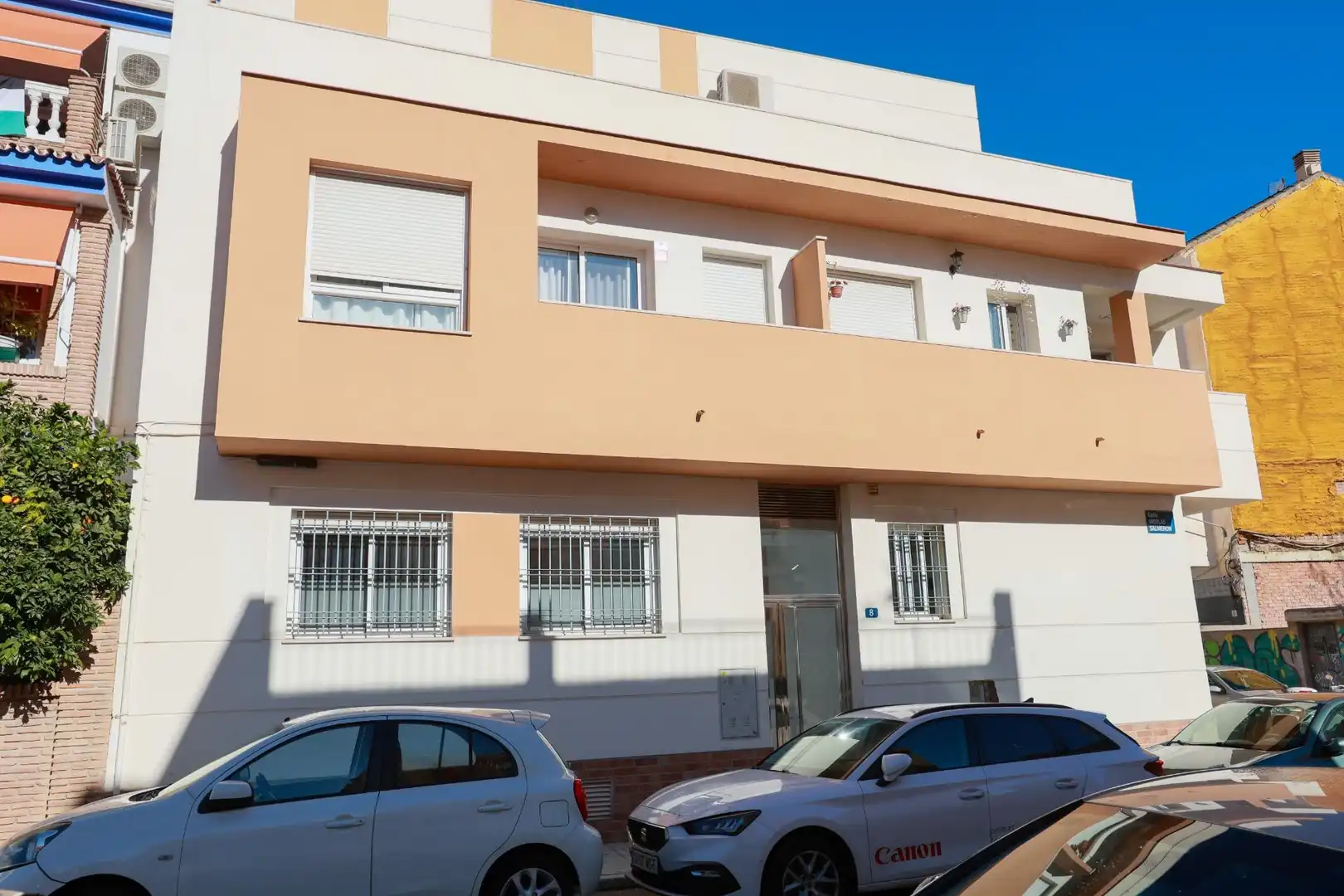 Vista exterior de Planta baja en venta en Málaga con Aire acondicionado, Calefacción y Alarma